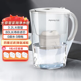 九阳（Joyoung）家用滤水壶海洋系列1壶4芯套装白色 3.2L 净水壶过滤净水器 RB102