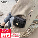 viney包包女包牛皮小众斜挎包品牌单肩链条包生日礼物高级感送女友老婆
