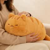 Murcia趴趴猫咪抱枕小猫猫玩偶女生睡觉抱毛绒软公仔生日礼物男女孩