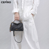 塞飞洛（CEFIRO）腋下包简约百搭信封包翻盖通勤手提单肩斜挎女包1139 烟灰色