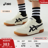 亚瑟士ASICS男鞋女鞋运动休闲鞋复古篮球鞋百搭板鞋 COURT MZ 米白色/黑色 40
