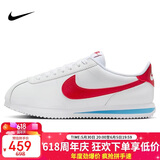 耐克NIKE女子运动休闲鞋阿甘复古CORTEZ新年红运动鞋DN1791-108白36.5