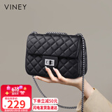 viney牛皮包包女包品牌链条包轻奢单肩斜挎包生日礼物高端送女友老婆