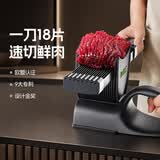 金小厨切肉器多功能切肉丝鲜肉片薄片家用厨房切肉神器-扶手款太空青柠