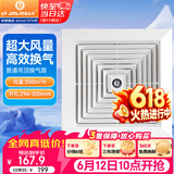 金羚（JINLING）排气扇普通吊顶管道扇卫生间换气扇厨房排风扇抽风机BPT17-33-2D1