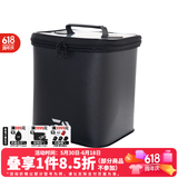 达亿瓦（DAIWA） 迷你收纳包CS（A） 便携渔具包 小物收纳箱 配件收纳袋 【新款】M-2 黑*银(21*19*21cm)