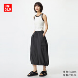 优衣库休闲工装裙女装26春夏新款487792 09 黑色 M