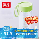 富光清然玻璃杯 高硼硅玻璃水杯子 女生便携牛奶咖啡高颜值茶杯480ml
