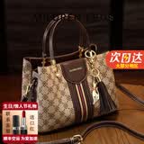 MILDREN KROE奢侈品包包女包女士大容量手提包女生日情人节礼物送老婆女友 米灰色 【精美礼盒包装】
