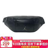 Jordan单肩包中性腰包AIR CROSSBODY休闲包HA5507-011正黑大