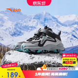安踏儿童棉鞋男女大童户外加绒保暖棉鞋山脊运动棉鞋A12446932H