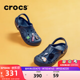 卡骆驰（CROCS）贝雅洞洞鞋男鞋女鞋轻便耐磨一脚蹬拖鞋休闲鞋百搭花园鞋|10126 深蓝-410(含智必星) 37 /38(230mm)