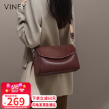 viney牛皮包包女包品牌斜挎枕头包轻奢单肩包生日礼物高级感送女友老婆