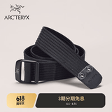ARC'TERYX始祖鸟 CONVEYOR BELT 38MM 男女同款 腰带 BLACK/黑色 S