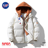NASADKGM男士棉衣外套棉服男潮流冬装羽衣服棉袄子秋冬季绒男装袄子冬天 卡其 XL (推荐体重120-140斤)