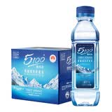 5100西藏冰川矿泉水330ml*24瓶 整箱 刘涛同款高端小瓶弱碱性饮用水