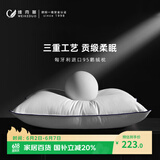 维克多（VCD）羽绒枕匈牙利95鹅绒枕羽毛枕希尔顿枕头同款设计五星级酒店枕头