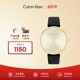 Calvin KleinCK手表永恒款皮表带时尚石英女表女25200008【520礼物】