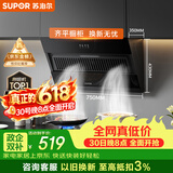 苏泊尔（SUPOR）【保价618】抽吸排油烟机家用侧吸不碰头纤薄机身经典按键脱排简易操作 CXW-280-Y-DJ07