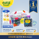 怡颗莓Driscoll's 云南蓝莓14mm+ 6盒装 约125g/盒 新鲜水果礼盒