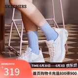斯凯奇（Skechers）星空熊女鞋夏季熊猫鞋厚底老爹鞋软底百搭休闲运动鞋