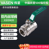 伟星 双内丝球阀 6分DN20 黄铜总阀水表暖气镀锌管铁管进水管阀门