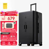 地平线8号（LEVEL8）行李箱 密码拉杆箱女男托运旅行PC箱28英寸大容量 旅行者系列黑色