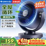 格力（GREE） 空气循环扇台式风扇家用电风扇上下左右摇头小风扇风宝电扇涡轮换气扇循环对流风扇FXT-1505g3