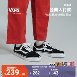 VANS范斯官方 Ward经典黑个性街头复古女鞋板鞋 黑色(女款) 35