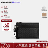 蔻驰（COACH）【品牌直供】男包CARRYALL手拿包公文包黑CY985 生日礼物送男友