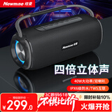 纽曼（Newmine）N20蓝牙音箱 音响户外广场舞家用桌面低音炮手提便携迷你小钢炮U盘电脑手机高音质无线小音响黑色