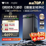 贝昂【价保618】无耗材空气净化器家用医护级0耗材除甲醛除菌吸烟除异味过敏原空气净化机 X7P PRO