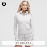 lululemon丨Scuba 女士拉链连帽衫*拉绒 杂色核心超浅灰(LW3KAMS) M /8