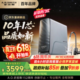 史密斯（A.O.SMITH）佳尼特【26年新品】蓝鲸1200G家用净水器厨房专用台下净水机直饮一体机10年RO膜CR3200AE3价保618
