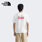 北面短袖T恤男女款宽松短袖户外休闲8GZ7 白色/FN4 XL