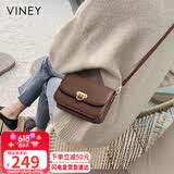 viney牛皮包包女包斜挎包小包洋气品牌单肩包生日礼物高级感送女友老婆