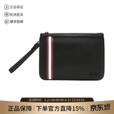 巴利（BALLY）新品 男士PVC手拿包男包父亲节礼物送爸爸 BEX MD OF 36 6226508 黑色红白