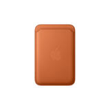 Apple/苹果 iPhone 精织斜纹卡包-狐绒橘色 适用磁吸手机 背贴卡套公交地铁信用卡卡包一体原装