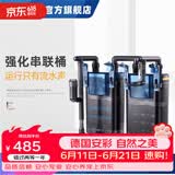 AMTRA TECHNIK德国安彩壁挂过滤器ex650鱼缸过滤器乌龟低水位净水静音 EX650标准串联版【适合60-100cm鱼缸】