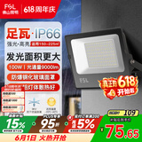 佛山照明led投光灯户外射灯室外照明灯庭院灯探照灯100W天耀IP66
