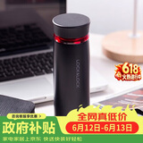 乐扣乐扣（LOCK&LOCK）菲特旋转盖轻量杯保温杯学生商务水杯450ml黑红 LHC4131BKR