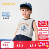 巴拉巴拉童装儿童背心马甲男童衣服宝宝上衣2025夏装吸湿速干208225117120