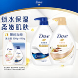多芬深层沐浴露持久留香套装 深层1kg+乳木果1kg