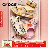CROCS卡骆驰贝雅卡骆班洞洞鞋轻便耐磨拖鞋一脚蹬休闲鞋|205089 白/深蓝-126 43 (270mm)