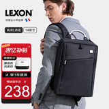 乐上（LEXON）法国品牌双肩包14英寸商务电脑包男防泼水背包通勤笔记本书包礼物