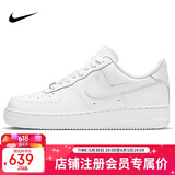耐克NIKE男空军一号AF1 运动鞋CW2288-111白45