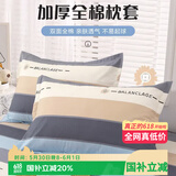 艾薇 A类全棉枕头套学生单人枕芯套纯棉枕套一个 罗马时代 48*74cm