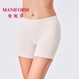 曼妮芬（Maniform）曼妮芬安全裤无痕中腰蕾丝平角内裤女底裤打底防走光短裤