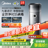 美的（Midea）【九重净化加湿一体】价保618空气净化器加湿鼻炎家用除甲醛烟味异味过敏原空气净化机RX600Pro
