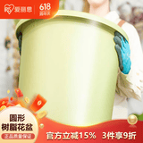 爱丽思花盆塑料深型树脂花盆特大号多肉花盆种花种菜盆爱丽丝14号蓝色